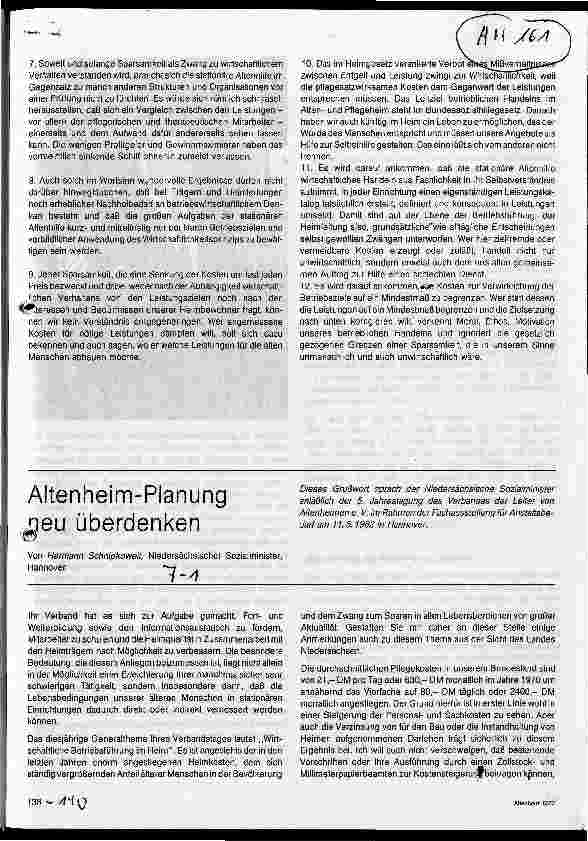 Vorschauseite 4: Wirtschaftlichkeit, Sparsamkeit und Paragraph 1 BSHG