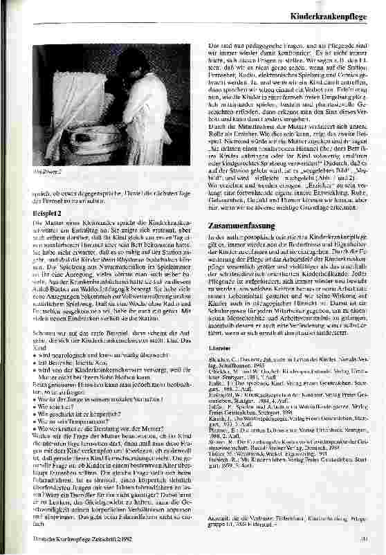 Vorschauseite 6: Anthroposophisch orientierte Kinderkrankenpflege