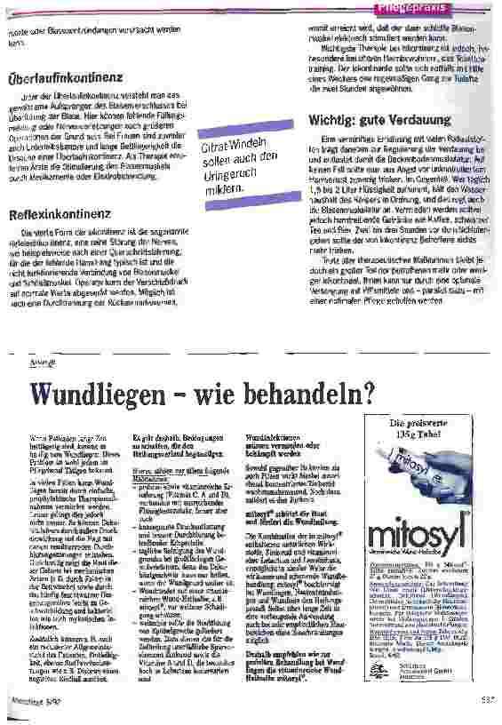Vorschauseite 3: Citrat und Sorbat vertreiben den Hefepilz Nürnberger Windelhersteller sagt Hautschäden bei Inkontinenz Kampf an