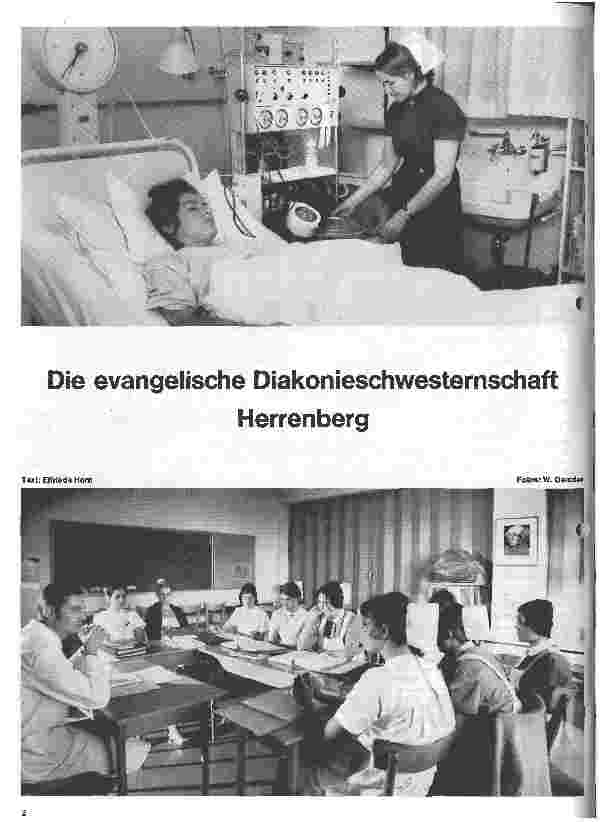 Vorschauseite 1: Die evangelische Diakonieschwesternschaft Herrenberg