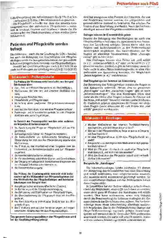 Vorschauseite 2: Pflege auf dem Prüfstand