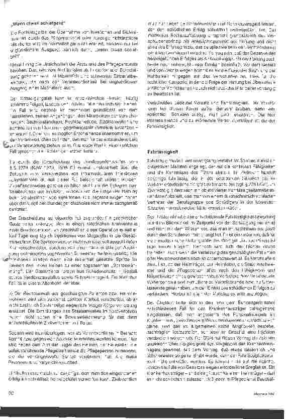 Vorschauseite 3: Haftungsfragen bei der Durchführung ärztlicher Maßnahemn in Heimen