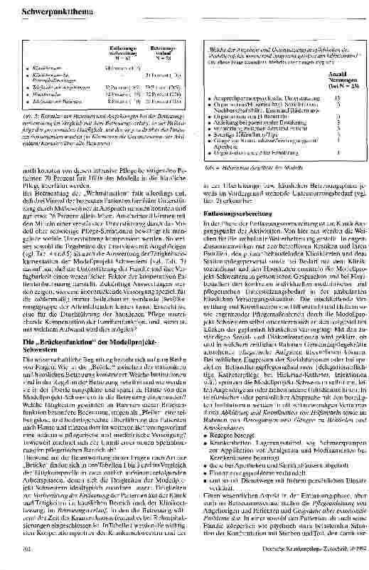 Vorschauseite 4: Betreuung schwerkranker Tumorpatienten im Verzahungsbereich von stationärer und ambulanter Versorgung