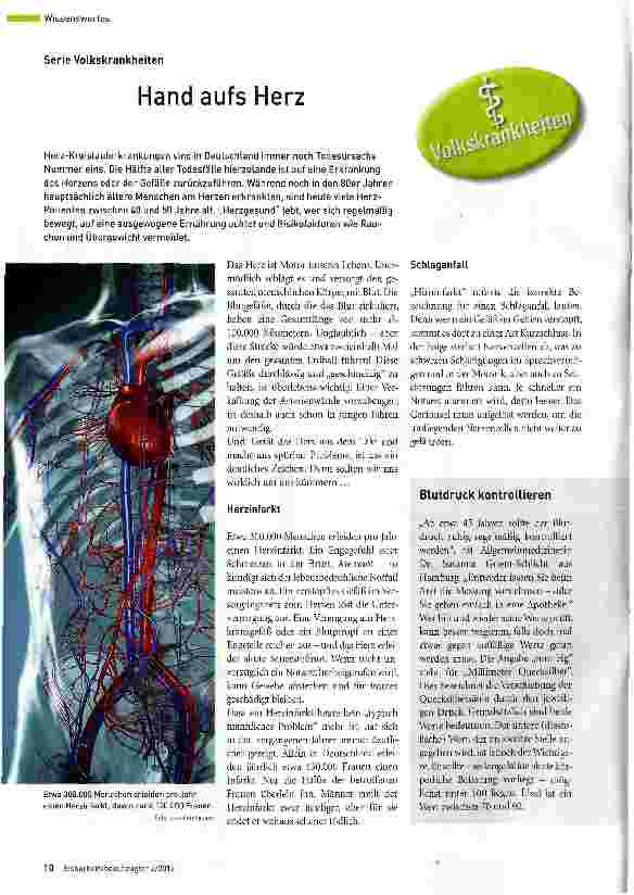 Vorschauseite 1: Hand aufs Herz