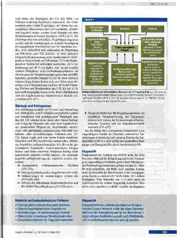 Vorschauseite 3: Tumor-assoziierte Fatigue