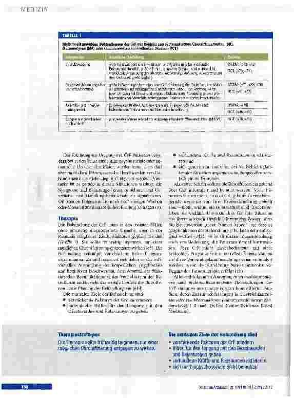 Vorschauseite 6: Tumor-assoziierte Fatigue
