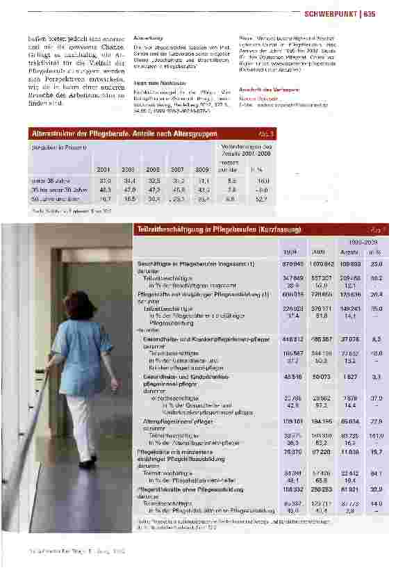 Vorschauseite 4: Professionalisierung und Pflegenotstand im Widerspruch