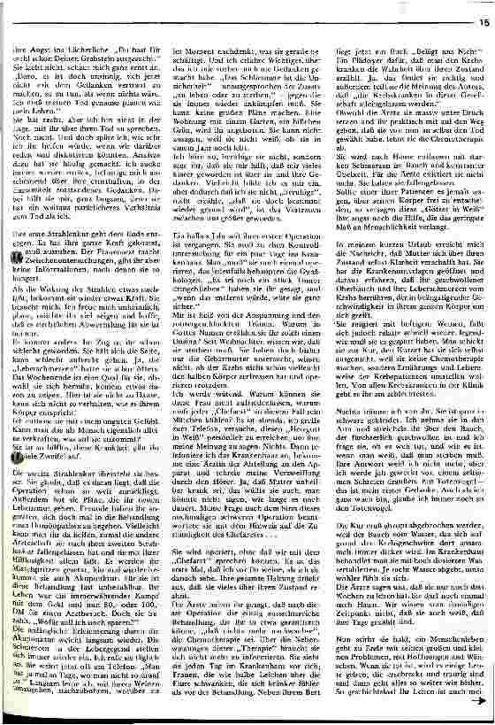 Vorschauseite 2: ...das Schlimmste ist die Unsicherheit.