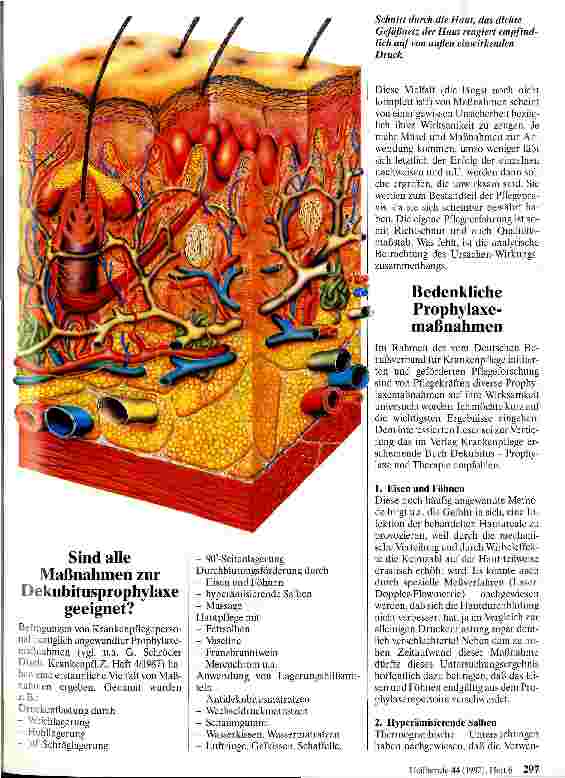 Vorschauseite 2: Dekubitusprophylaxe - Hinweise zu Pflegemaßnahmen