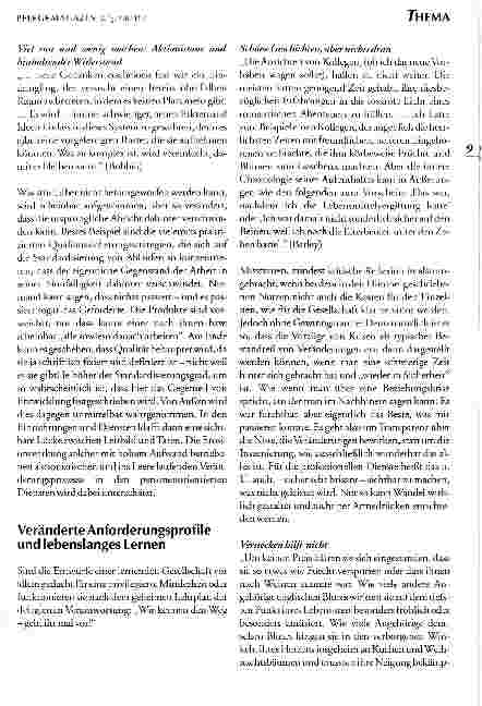 Vorschauseite 6: Aussicht auf Veränderung Gesellschaftlicher Wandel und lebenslanges Lernen