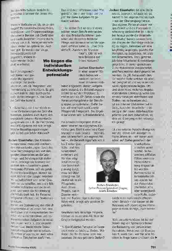 Vorschauseite 2: Personal - Erfolgsfaktor Nummer 1 Konzepte zur Personalauswahl und -entwicklung in einer Klinikgruppe