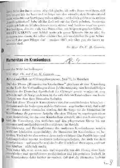 Vorschauseite 1: Humanitas im Krankenhaus
