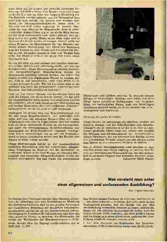 Vorschauseite 1: Was versteht man unter einer allgemeinen und umfassenden Ausbildung?