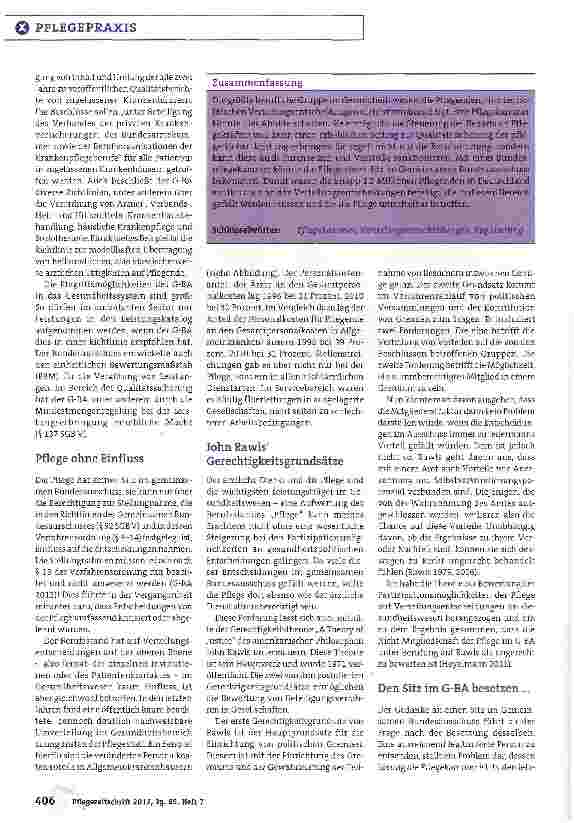 Vorschauseite 3: Die Partizipationsmöglichkeiten der Pflegenden steigern