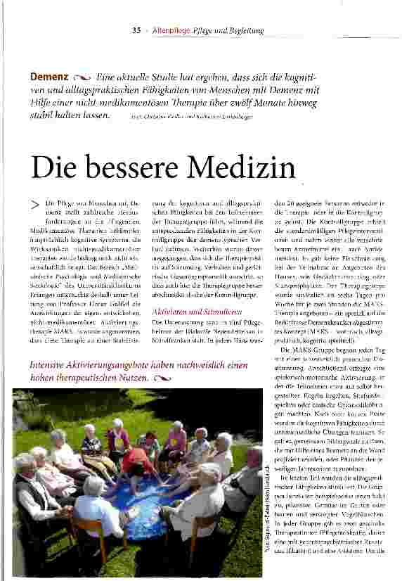 Vorschauseite 1: Die bessere Medizin