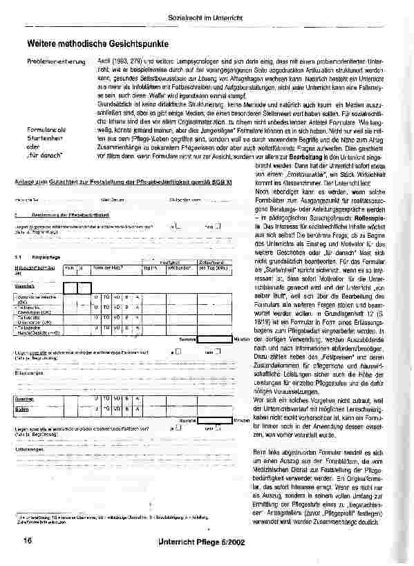 Vorschauseite 2: Sozialrecht- Sozialpolitik im Unterricht