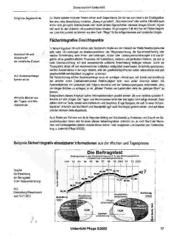Vorschauseite 3: Sozialrecht- Sozialpolitik im Unterricht