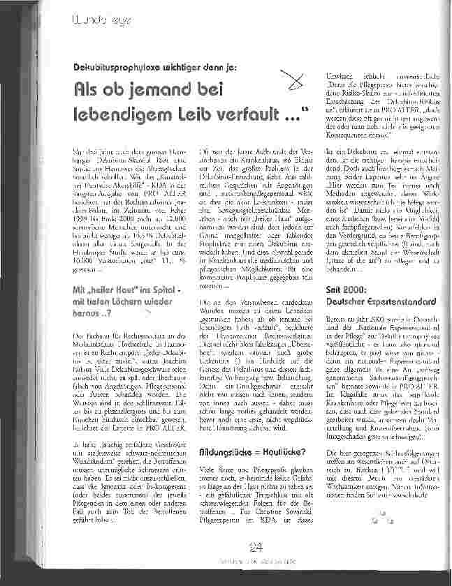 Vorschauseite 1: Als ob jemand bei lebendigem Leib verfault ...