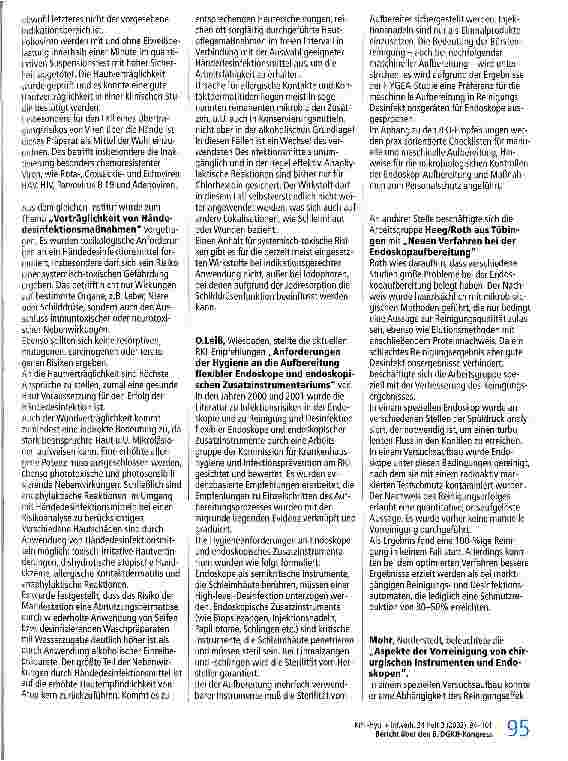 Vorschauseite 2: Bericht über den 6. Internationalen Kongress der Deutschen Gesellschaft für Krankenhaushygiene e.V., Berlin 07.-10. April 2002