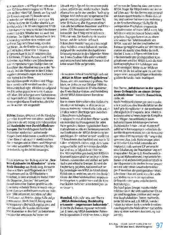 Vorschauseite 4: Bericht über den 6. Internationalen Kongress der Deutschen Gesellschaft für Krankenhaushygiene e.V., Berlin 07.-10. April 2002