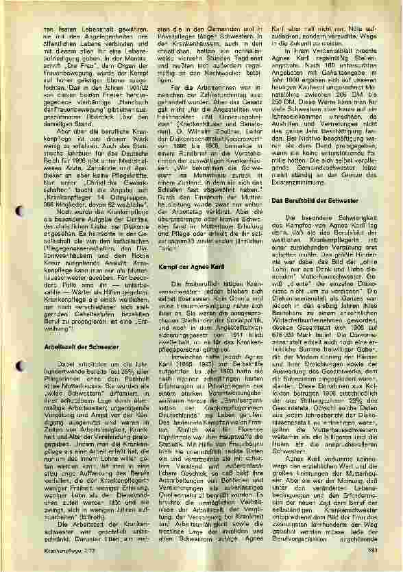 Vorschauseite 2: Die freiberufliche Krankenpflege um 1900