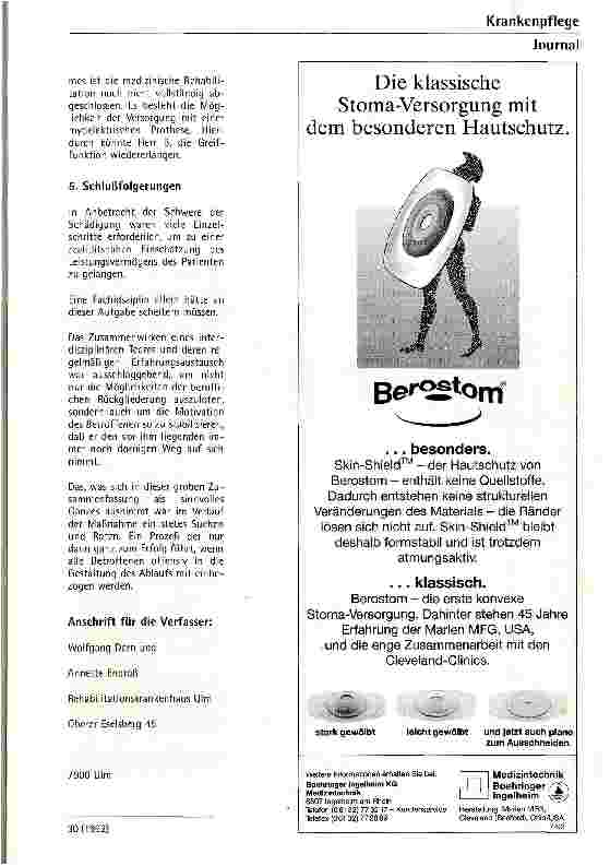 Vorschauseite 4: Belastungserprobung und Arbeitstherapie in einer Klinik der Phase II