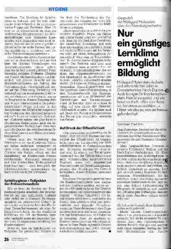 Vorschauseite 4: Wie ernst nehmen Sie die Hygienerichtlinien?