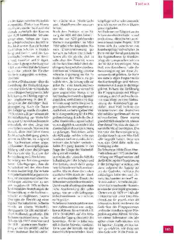 Vorschauseite 4: Chronik der Schwesternhochschule der Diakonie, Berlin Teil 4