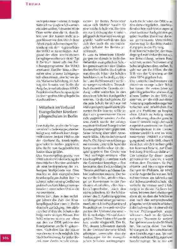 Vorschauseite 5: Chronik der Schwesternhochschule der Diakonie, Berlin Teil 4