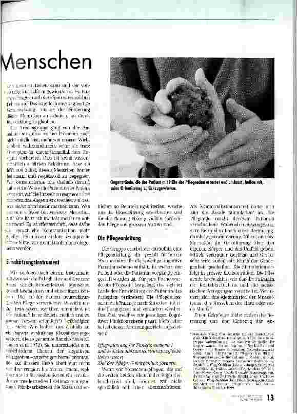Vorschauseite 2: Fördernde Pflege hirnverletzter Menschen