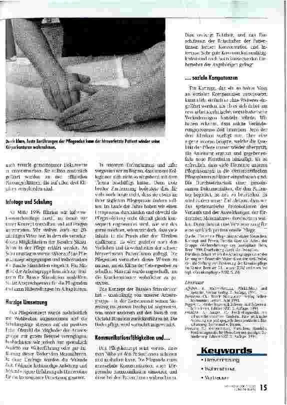 Vorschauseite 4: Fördernde Pflege hirnverletzter Menschen