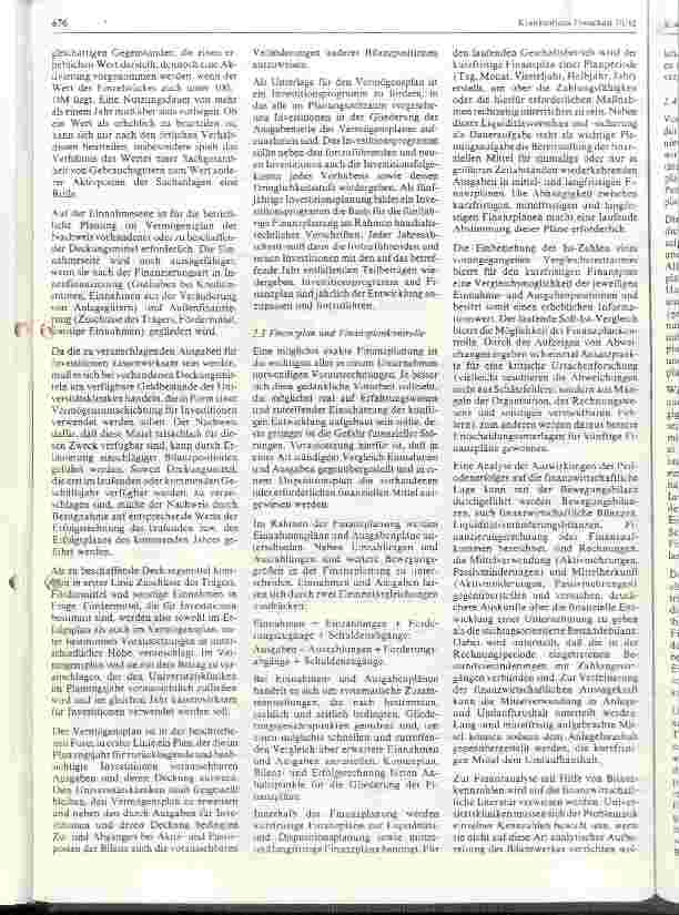 Vorschauseite 3: Betriebliche Planung als Führungsinstrument der Universitätskliniken
