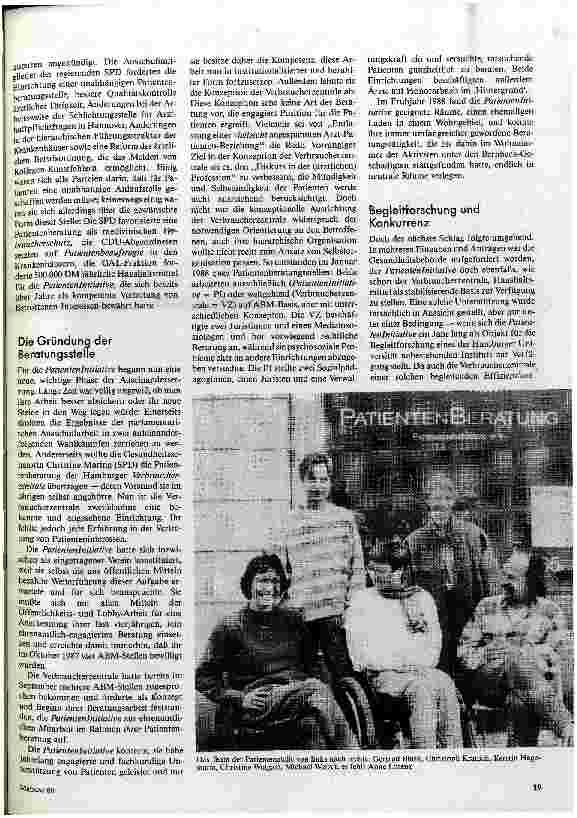 Vorschauseite 2: Patienteninitiative Hamburg Die Kunst, Behandlungsfehler zu bekämpfen