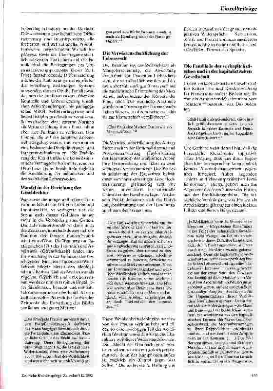 Vorschauseite 2: also im Moment möchte ich dann lieber so in anderen Gebieten fruchtbar sein, ne Zur Situation von Frauen, die ihre Kinder ...