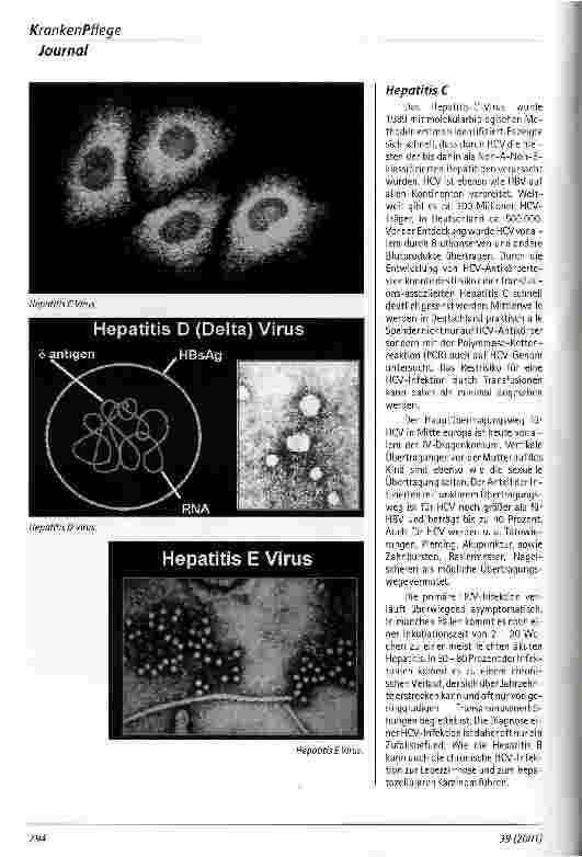 Vorschauseite 3: Erregerspektrum der chronischen Virushepatitis - HBV, HCV und neue Kandidaten