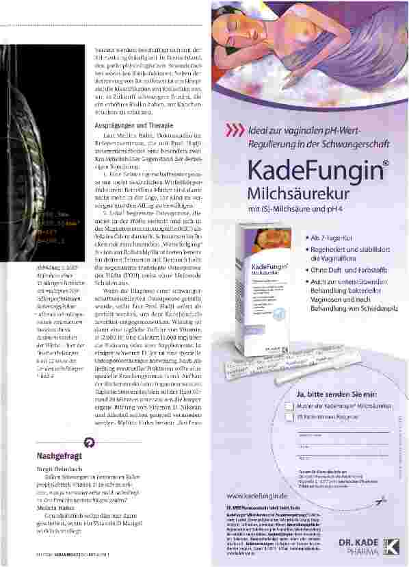 Vorschauseite 2: Schwangerschaftsosteoporose Risiko Knochenbrüche