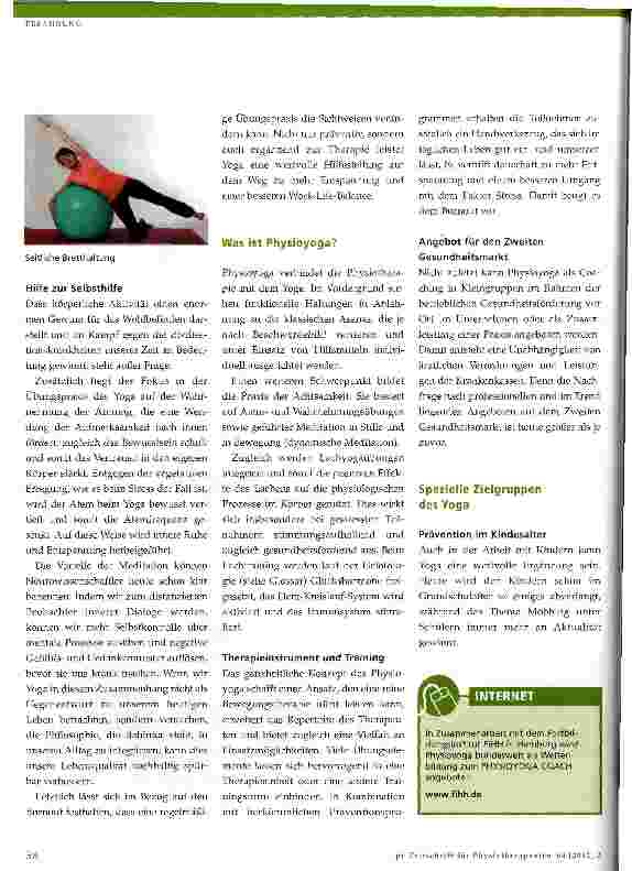 Vorschauseite 3: Yoga gegen Burnout