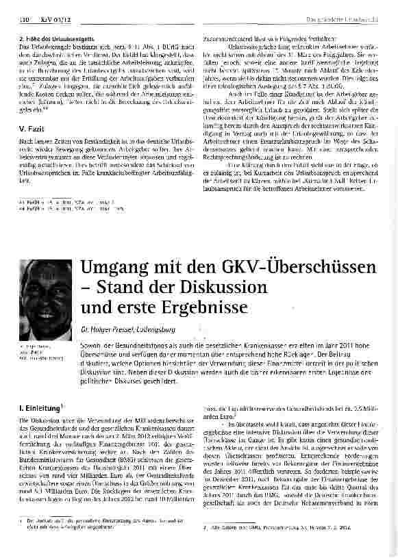 Vorschauseite 5: Das geänderte Urlaubsrecht