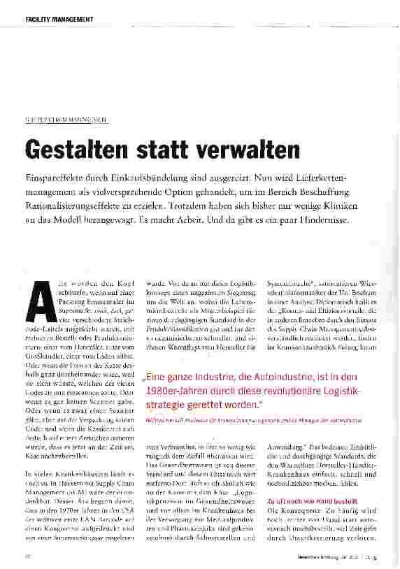 Vorschauseite 1: Gestalten statt verwalten