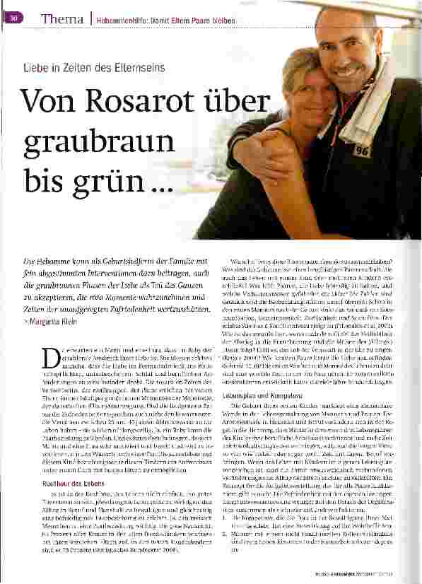 Vorschauseite 1: Von Rosarot über graubraun bis grün. ..