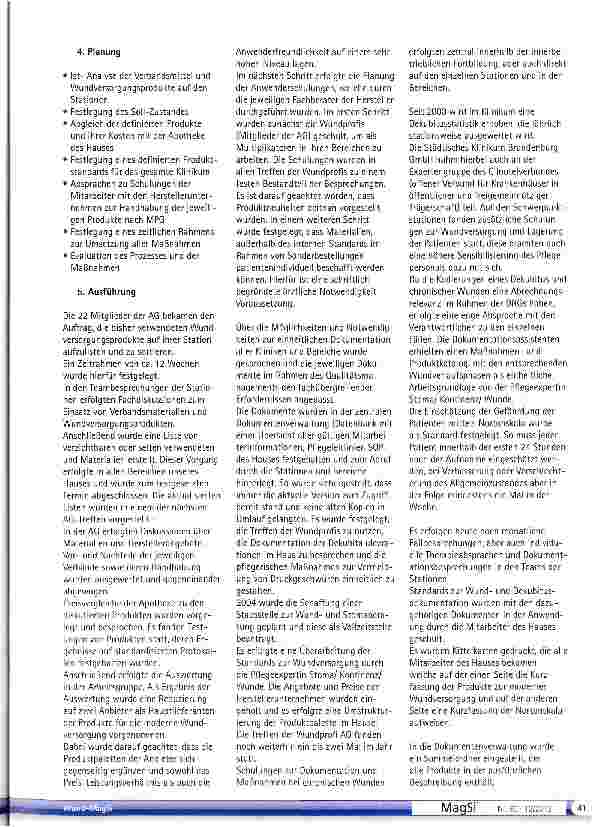 Vorschauseite 2: Aufgabenbereiche des Pflegeexperten Stoma, Kontinenz und Wunde