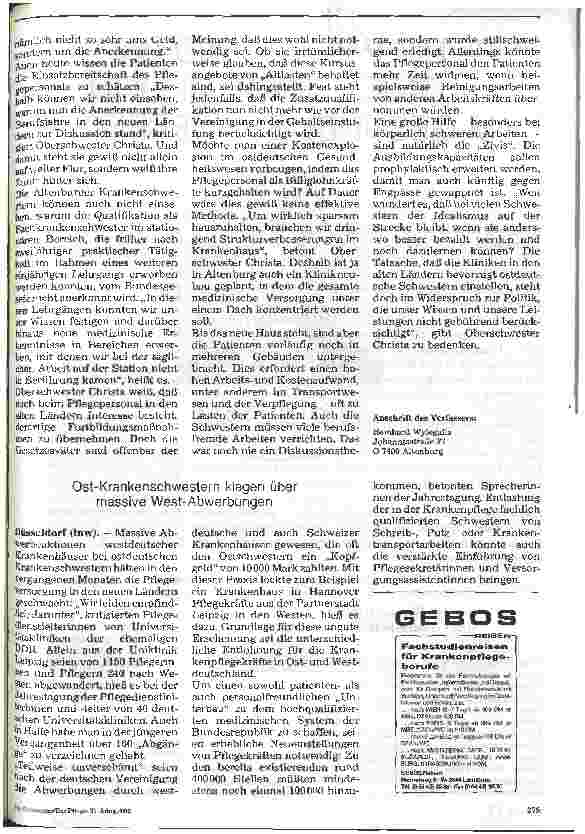 Vorschauseite 2: Krankenschwestern als Billiglohnkräfte