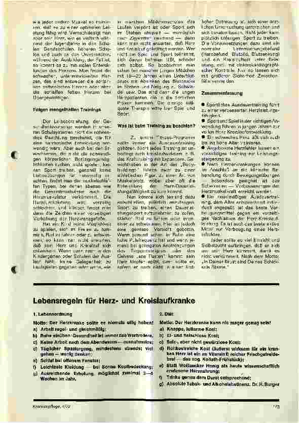Vorschauseite 2: Das Herz und der Sport