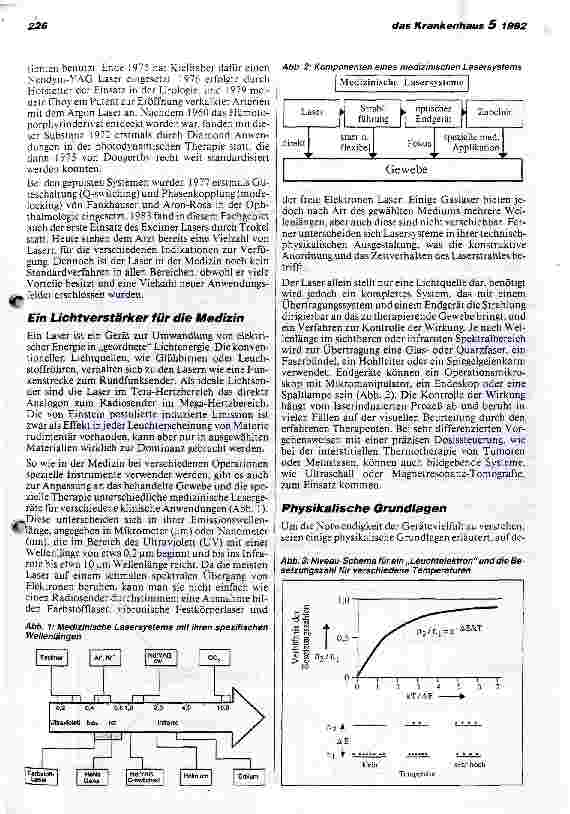 Vorschauseite 2: Der Laser - ein Lichtverstärker revolutioniert die Medizin (I)