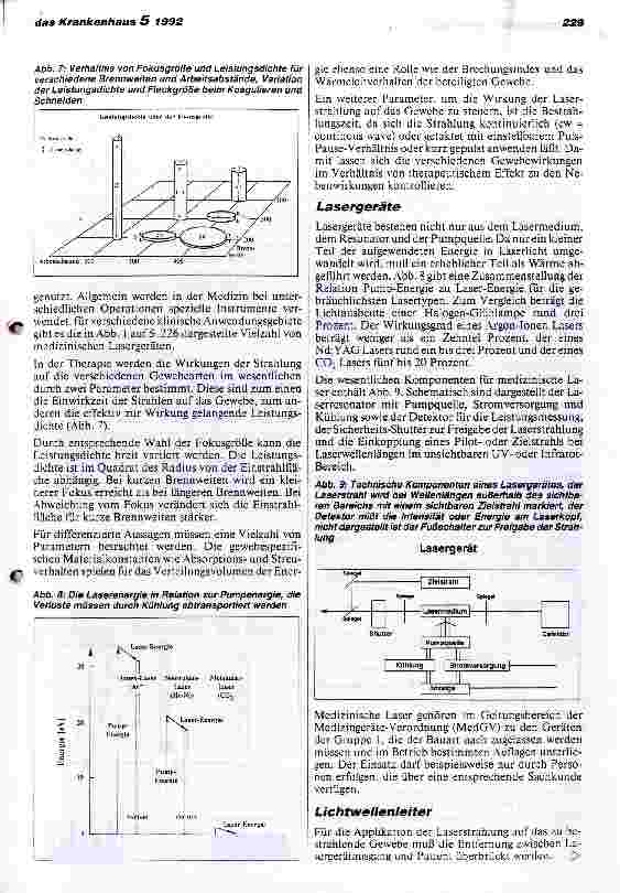 Vorschauseite 5: Der Laser - ein Lichtverstärker revolutioniert die Medizin (I)