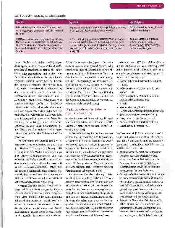 Vorschauseite 4: Lebensqualität am Beispiel depressiver Patienten nach stationärer Behandlung