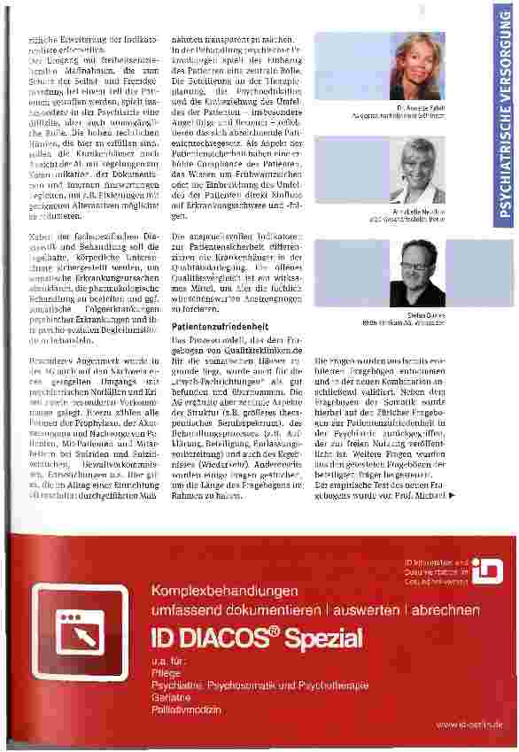 Vorschauseite 2: Qualität und Transparenz in der PsychiatrieQualitatskliniken. de integriert Kriterienkatalog