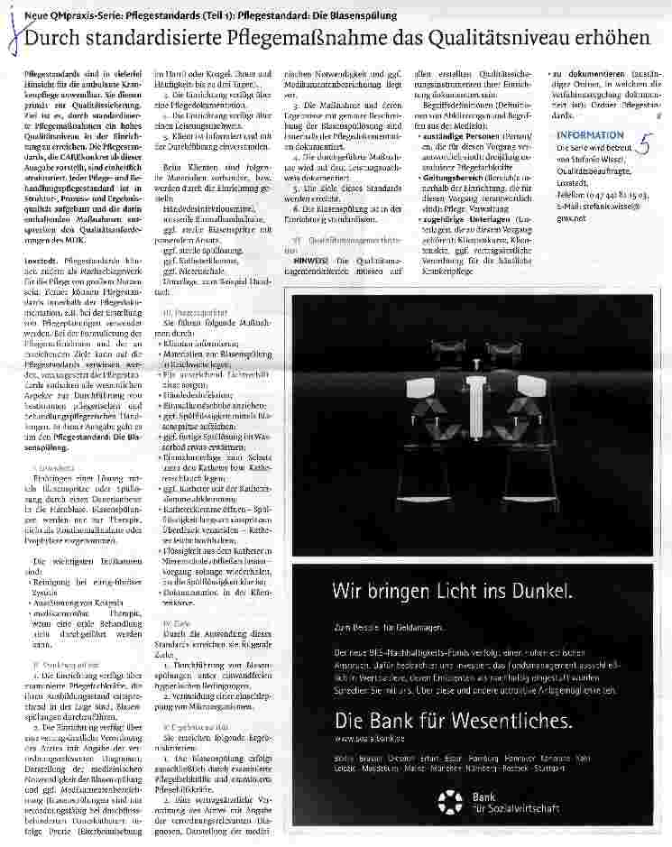 Vorschauseite 1: Durch standardisierte Pflegemaßnahme das Qualitätsniveau erhöhen