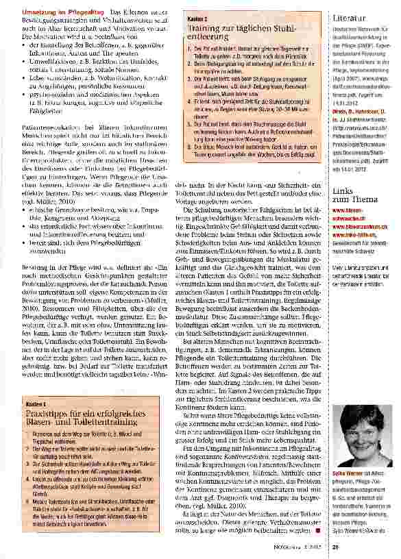 Vorschauseite 3: Inkontinenz im Alter