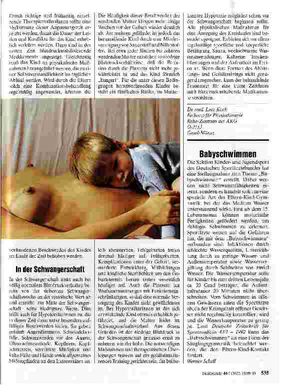 Vorschauseite 2: Hypotonie bei Kindern und in der Schwangerschaft